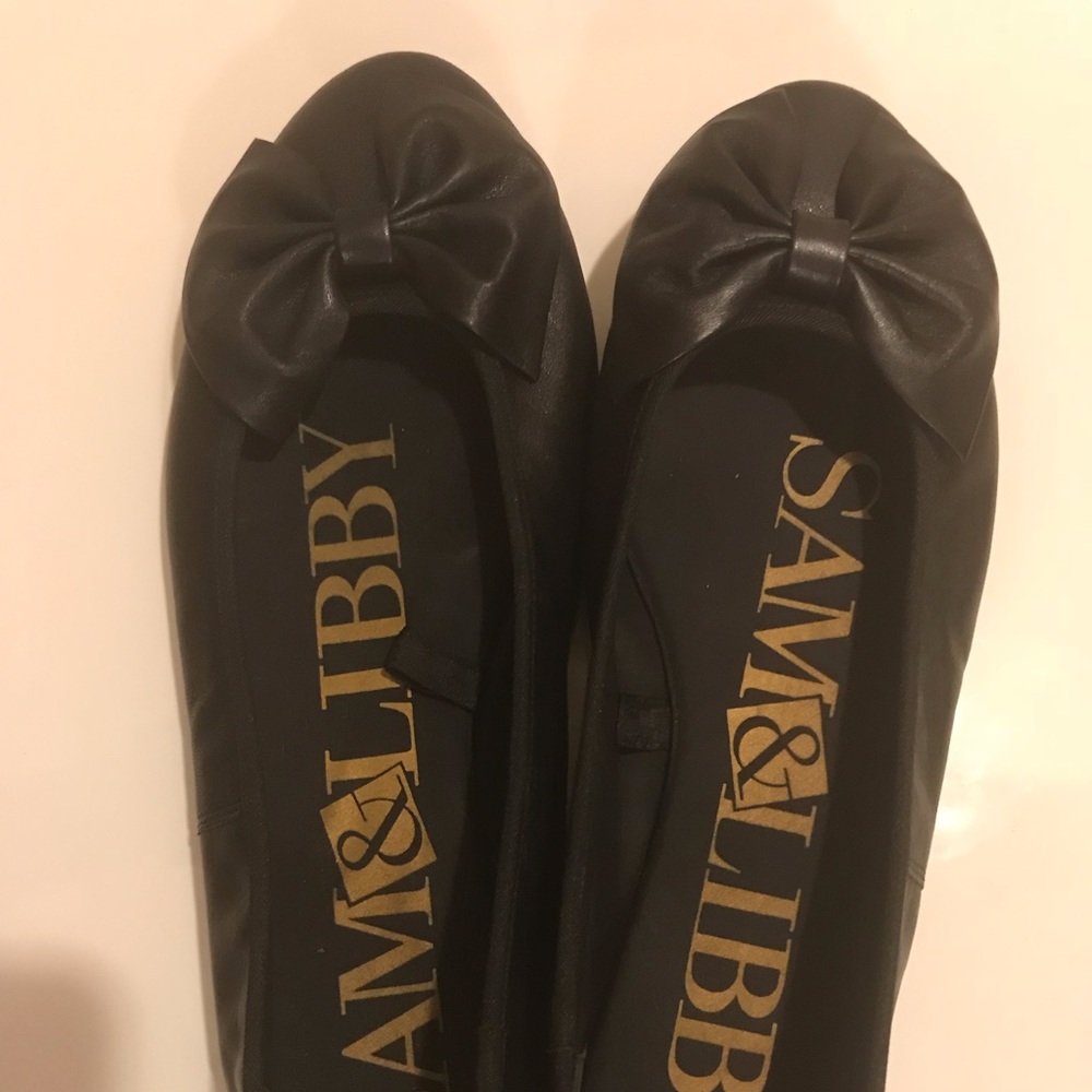 Sam and Libby Flats with Bows Size 9